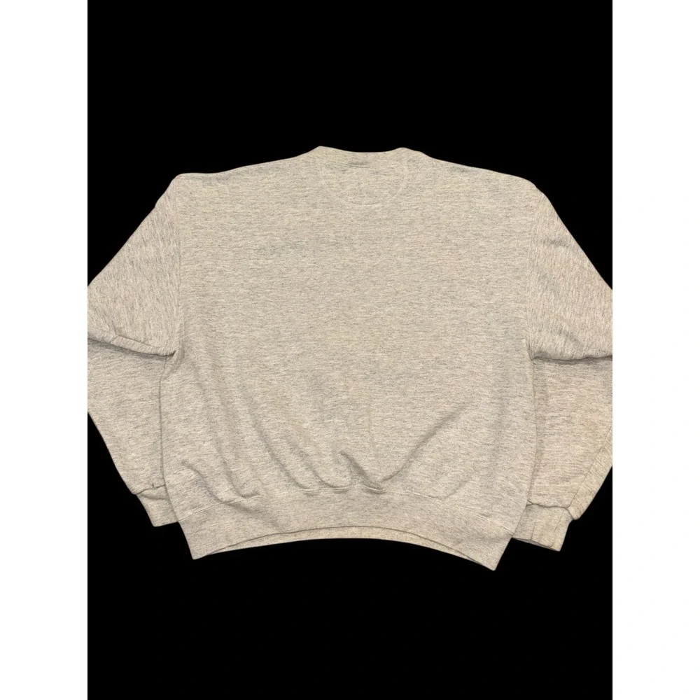 VTG Cleveland Browns Crewneck Sweatshirt Oversized Helmet‎ Salem Sportswear L - Picture 5 of 7